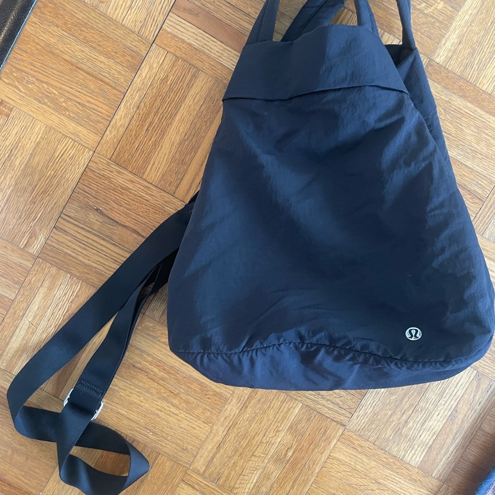 Lululemon Black Tote Bag